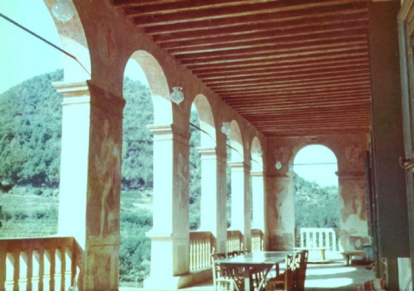 loggia della villa dei vescovi