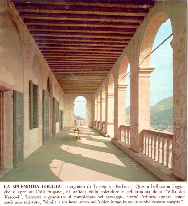 villa dei vescovi Loggia del Cardinal Pisani